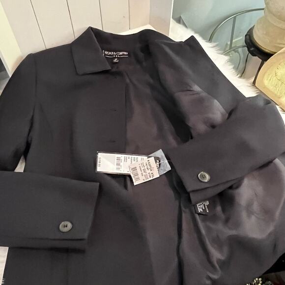 NEW Kasper Career Academia Wool Maxi Skirt Suit Longline Blazer Jacket 2/4P NWT - Picture 11 of 14